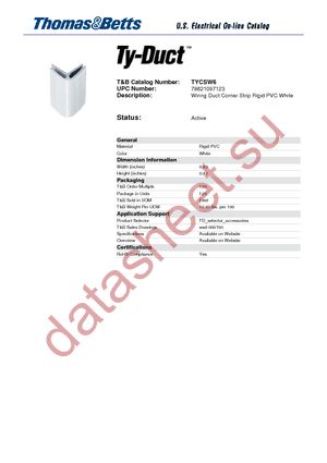 TYCSW6 datasheet  